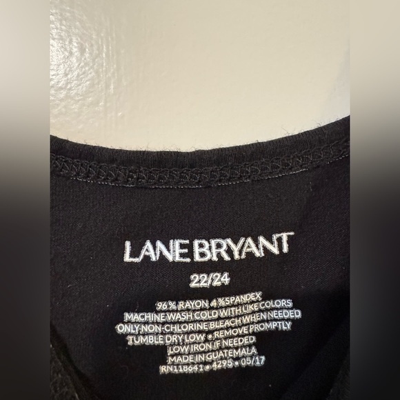 Lane Bryant Classic Black Sleeveless tank top camisole size 22/24 - Picture 3 of 3